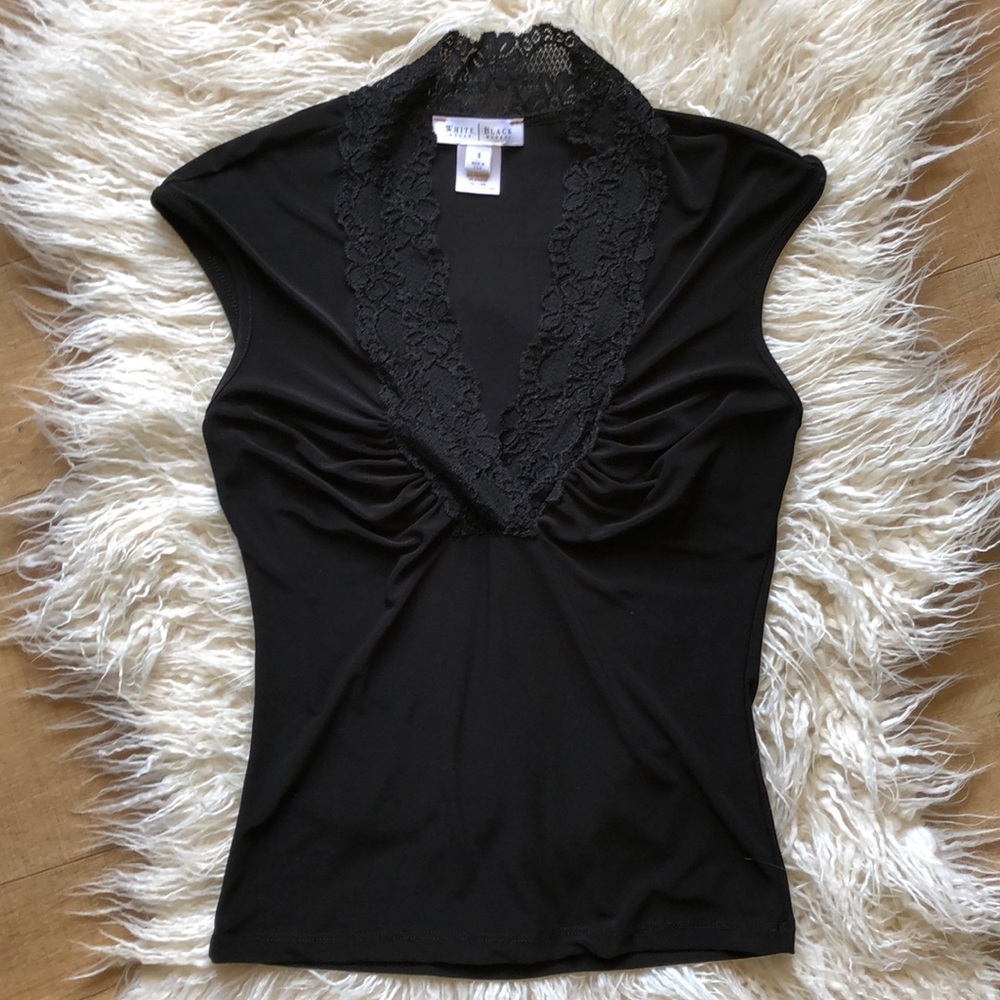White House Black Market black blouse